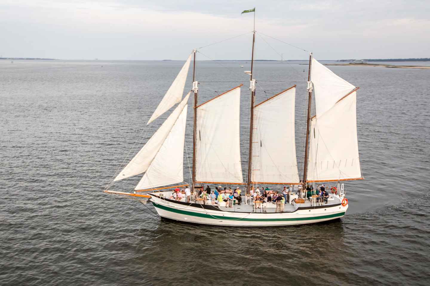 Charleston: Schooner Sailing Harbor Tour & Dolphin Watch thumbnail